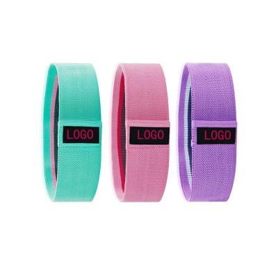 China Best Selling Elastic Band Durable Gym Goods Using Customized Logo Booty Bands Sme Length Booty Bands For Customer for sale