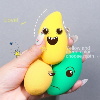 China Beauty Skin-Friendly Sensitive Quick Makeup Mango Sponge Makeup Sponge Bomb Soft Waxy Egg Facial Makeup Q for sale