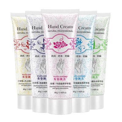 China Wholesale 80g Anti Aging Hand Cream Moisturizing Cream Anti Crack Moisturizing Hand Cream for sale