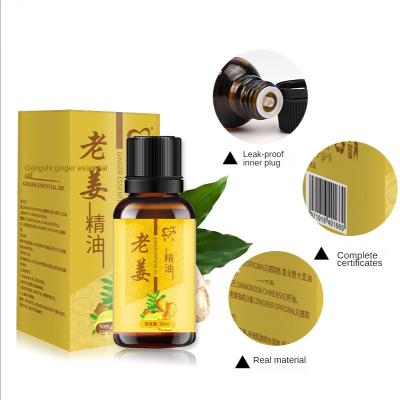 China 30ML Beauty Salon SPA Massage Wormwood Scraping Leaf Ginger Body Massage Oil for sale