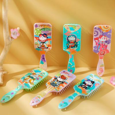 China Lucky Cat Air Cushion Comb Cute Cartoon Massage Airbag Hairdressing Comb Home Explosive Comb for sale