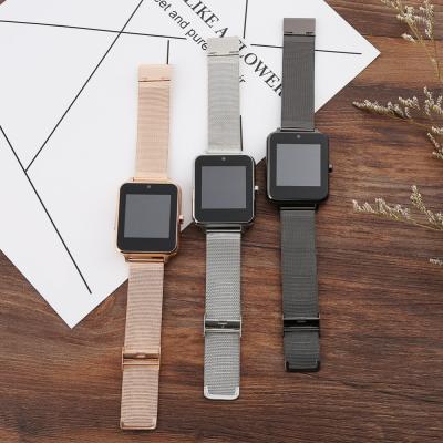 China Z60 High Quality Touch Screen Metal Smart Watch Pedometer Sleep Monitor Smart Watch Phone Support Camera SIM Card for sale