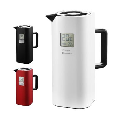 China 34oz 1L PORTABLE Modern Style Stainless Steel Mug Thermo Water Bottle With Digital Temperature Display Dual Vacuum Flask Smart Jug for sale