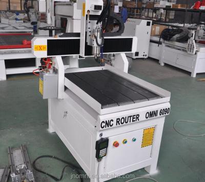 China wood stone metal carving 6090 mini cnc router cnc 4 spindle with rotary 6090 for sale