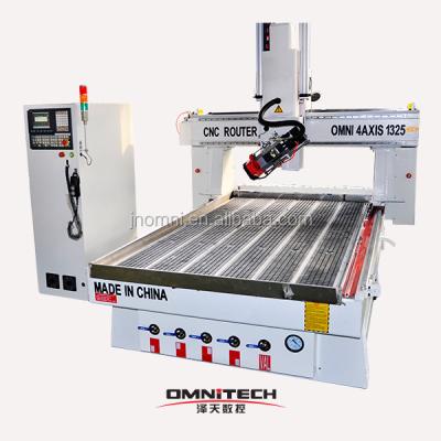 China Factory direct sales 1325 4 axis cnc router for metal and non-metal material working 1500*3040mm for sale