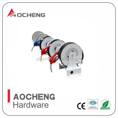 China Adjustable automatic rewind hose reel/dispenser diesel hose reel/retractable hose reel for sale