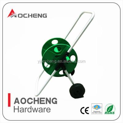 China Convenient Adjustable Garden Hose Reel Garden Water Hose Reel With Wheel for sale