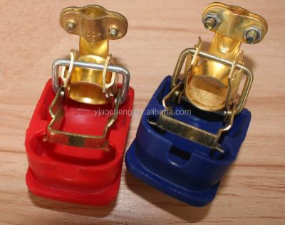 China Brass Qucik Release Battery Terminal With Blue Red Cover A901 902 for sale