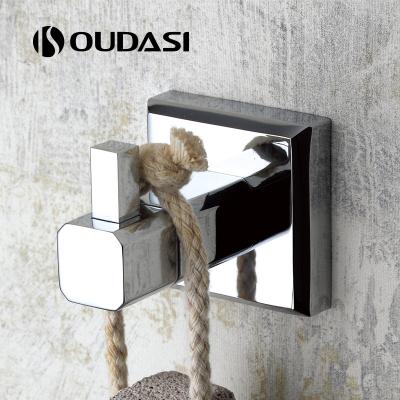 China Fashion Factory Design Fashion Single Wall Brass Robe Hook Bathroom Accessories Robe Hook Bathroom Robe Hooks Directly for sale