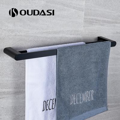 China Fashion Bathroom Accessories High Quality Wall Mounted Brass Towel Rack for sale