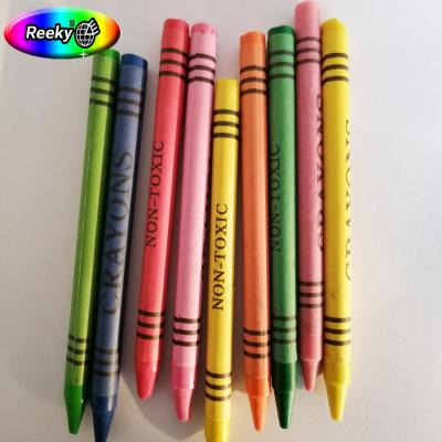 China Age 3+ Kids Drawing 1.1cm 12 Pcs Crayons Jumbo Plastic Crayons Non Toxic Mini Crayons Set for sale