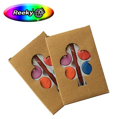 China School 8 Colors Solid Plastic Box Water Color Paint Set for sale