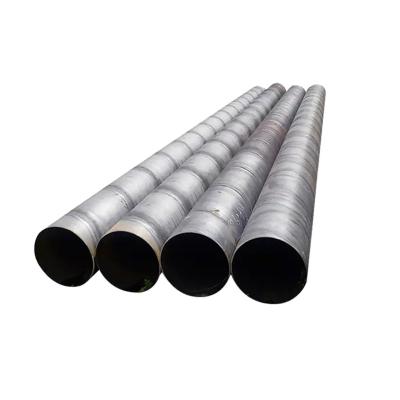 China Q235jr Q355 SSAW Helical Welded Steel Pipe Black Big Diameter For Construction for sale