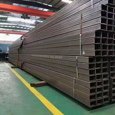 China 12m Galvanized Zinc Welded Steel Tube Rectangular Rustproof Long Lasting for sale