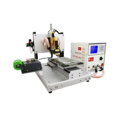 China Solder Tin For Electronic Products Lithium COF Cells COF PCB USB Low Noise Level Semi Automatic Soldering Machine For Electronics for sale