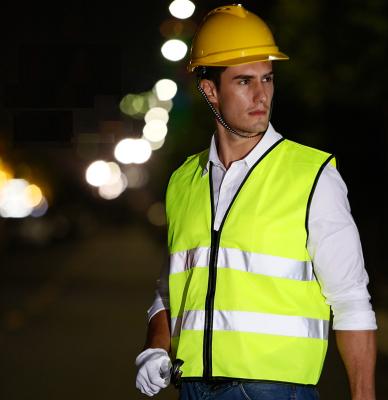 China High Visibility Custom Work Safety Reflective Vest Construction Reflective Working Safety Vest Safety Vest for sale