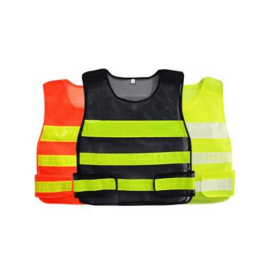 China Breathable Safety Vest Adult Mesh High Visibility Vest Heavy Duty Road Safety Vest With Adjustable Reflective Markings for sale