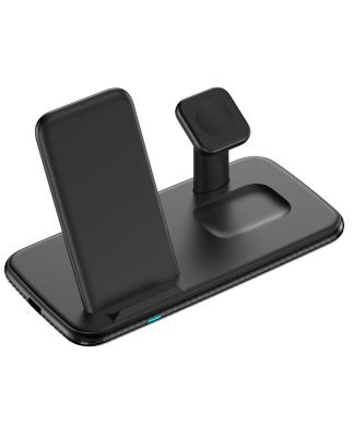 China Home Mobile Phone 15W Wireless Charger For Mobile Phone 4 In 1 Wireless Charging Stand for sale