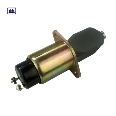 China Truck Engine Parts SA-4259 1751-12A6U1B1S5 Excavator Flameout Switch 24V Fuel Shut Off Solenoid Fit Kubota for sale