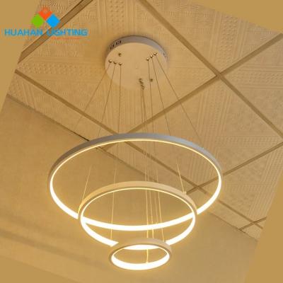 China China Suppliers Modern Pendant Lighting Modern Chandelier, Led Fixtures Ring Chandeliers Pendant Hanging Lights For Living Room for sale