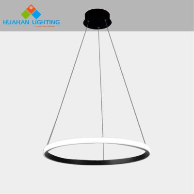 China Modern warm marketing pendant light for external lighting 36W the hall UN high ring CCT changing by switch (3000K/4000/6000K) for sale