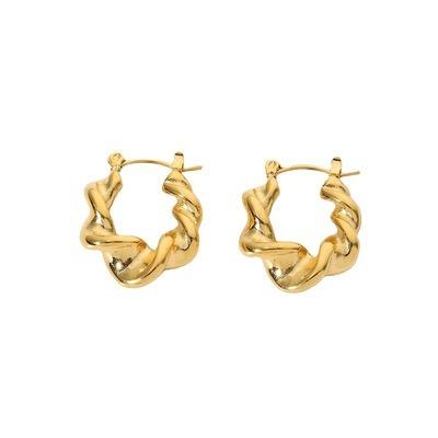 China Vintage Sell Good Price Fashion Style High Quality Trendy 18K Gold Plated Earrings for sale