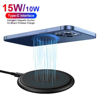 China Hot Selling Mobile Phone Wireless Charger For iPhone12 Magnetic Wireless Charger For iPhone 12 for sale