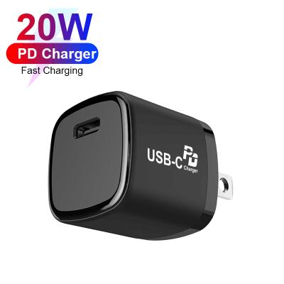 China Mobile Phone 20W 3A Palladium USB-C Wall Travel Charger Adapter Fast Mobile Phone Charger For iPhone 12 for sale