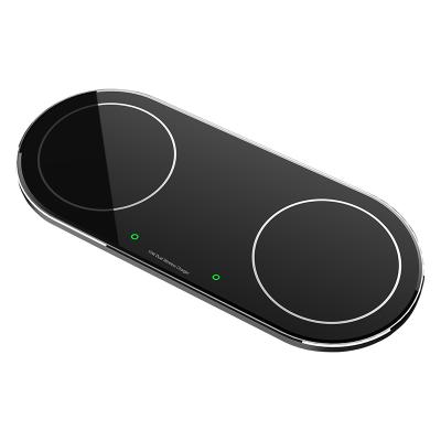 China Mobile Phone New Technology High Speed ​​15W+15W Dual Wireless Fast Charging Wireless Charger For Mobile Phone for sale