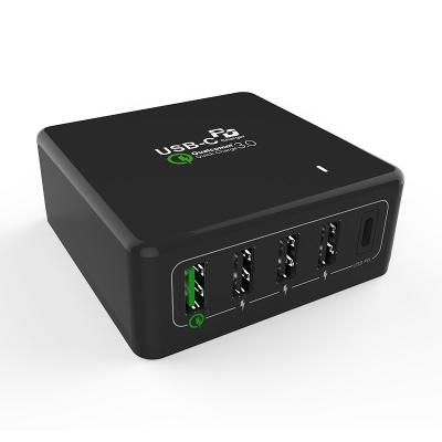 China High Quality 60W 5 Port Desktop Mobile Phone Charger, Travel Home/Office Essential Electronic Accessories for sale