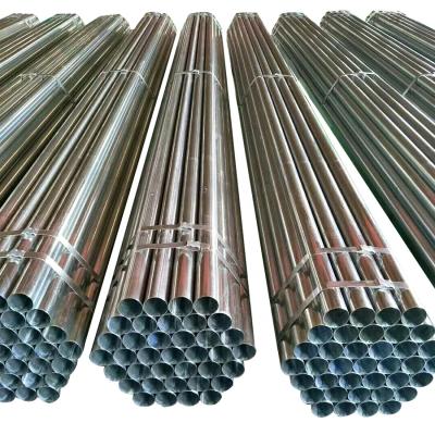 China Liquid Pipe Pre Galvanized Steel Pipe Size Zinc Plating Barrier Pre Galvanized Round Hollow Structural Steel Tube for sale