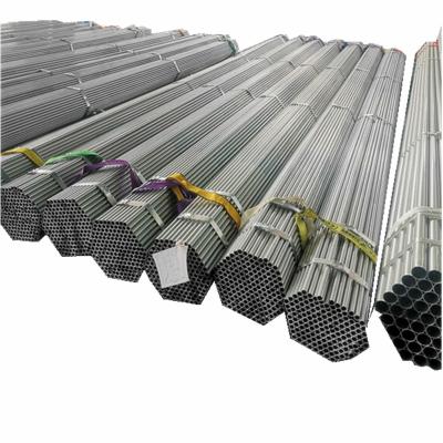 China Structure pipe 1.0 mm thickness gi pipe gi tube pre galvanized round steel pipes price for sale