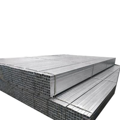 China Hot Dipped Galvanized Structure Pipe Square Steel Pipe / Galvanized Steel Tubes for sale