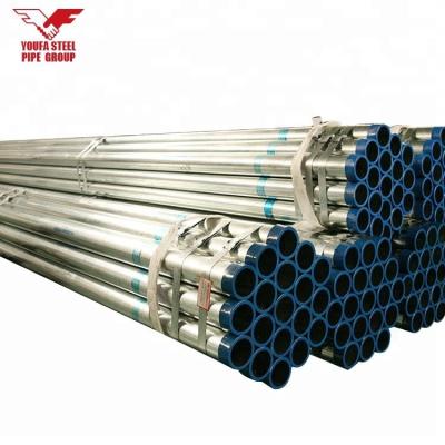 China Iron Round Pipe Steel Structure Pipe Erw Hot Dip Galvanized Finished Scaffolding Tube for sale