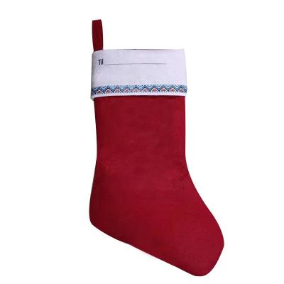 China Bulk Sublimation Felt Bulk Sublimation Christmas Stockings Luxury Christmas Tree Decoration for sale