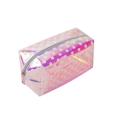 China Wholesale Clear Fashion PVC Makeup Bag Women Cosmetic Bag Convenient Zipper Bag for sale