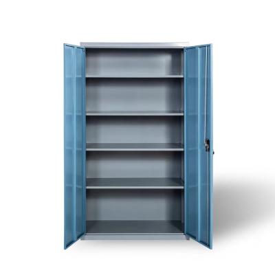 China Garage Shop Tools Classic Factory Design With Two Doors 1000*500*1800mm Light Blue Heavy Duty Storage Gargage Workshop Tool Cabinets for sale