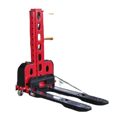 China Super Popular Industry Custom Acceptable Freestanding Lifting Stacker Semi Electric Self Loading Portable Forklift Electric Stacker for sale