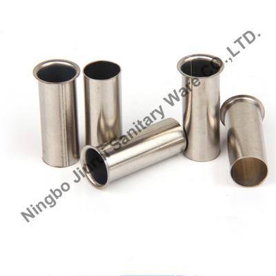 China Traditional Chrome Plated 201 Extra Long Stainless Steel Ferrule For Metal Shower Hose Tube for sale