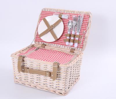 China China Factory Price Cheap Handmade Natural Rattan Picnic Wicker Food Basket for sale