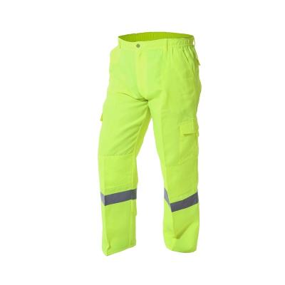 China Hot Pants Sell Hi Vi Safety Cargo Pants With High Quality Reflective Stripe For Work On Roads And Mario Custom for sale