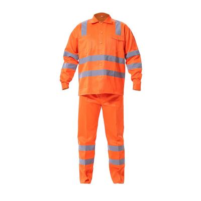 China Fashionable Suit Design Colors Are Clearly Visible Safety Workwear Suit With Reflector for sale