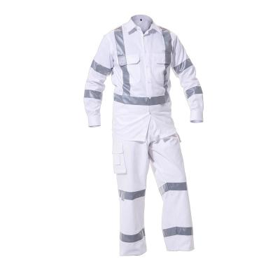 China Hot Sale Safety Workwear Industrial Workwear Professional Suit Factory Wholesale Price Engineering Uniform With Reflective Strip For Man for sale