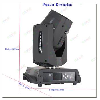 China DMX512 osram lamp beam moving head light  17 gobos Flightcase packing for sale