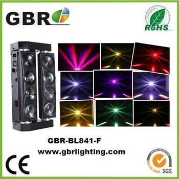 China Profissional led spider moving head 8pcs 120W DMX Sound Active , dj moving head lights for sale