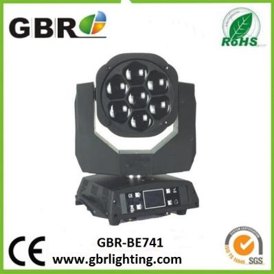 China Led Mini Wash Moving Head 27 / 55CH With Wireless Dmx Controller for sale