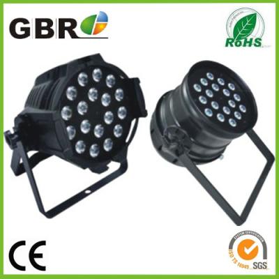 China DMX 512 conduziu os PCes lisos x10W RGBW da luz 18 da paridade, luzes da fase das latas da paridade à venda