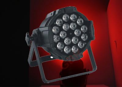 China Indoor dmx led par can lights 6/10CH 18 x12W RGBWA + UV 6 in 1 for sale