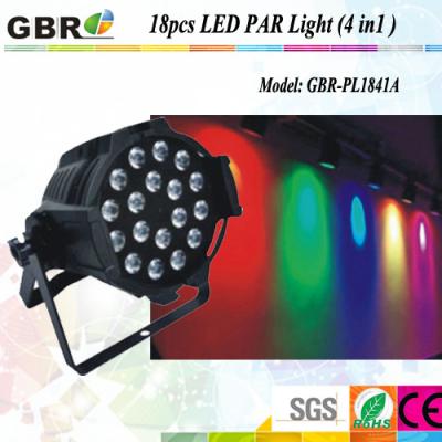 China O lúmen alto output 18pcsx10W RGBW 4 em luzes internas de 1 fase das latas da paridade/luzes home do disco à venda