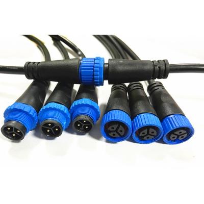 China Wholesale Industrial M15 3 Pin Male To Female Waterproof Connector Sensor IP65 DC Power DC Cable for sale